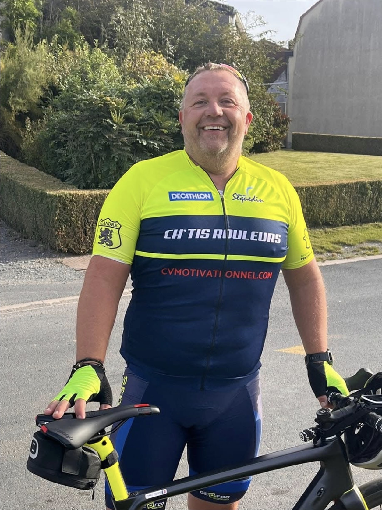 Photo de Christophe Verbrugghe, président du club